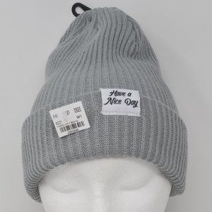 Madden Have A Nice Day Beanie Unisex Rib Knit New